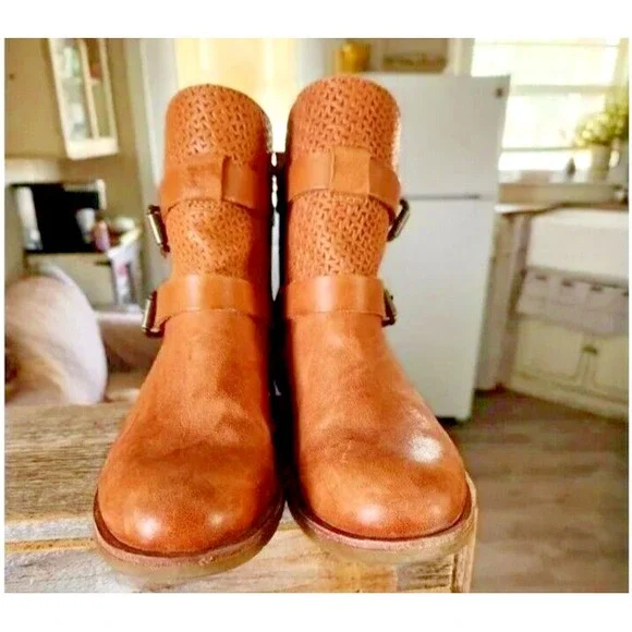 Soft Leather Baywood Womens Ankle Brown Boots Size 7M - Picture 2 of 11